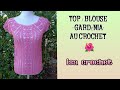 TUTO TOP ou BLOUSE GARDÉNIA DENTELLE AU CROCHET