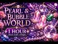 Crystal Glow Dreamscape ✨ 1 Hour Luxury Relaxation | Sparkling Gems, Bubbles &amp; Soft Sleep Music