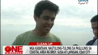 One Mindanao: Mga Kabataan Nag-Clean Up Drive