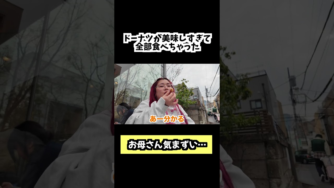ドーナツが美味しすぎて全部食べちゃった