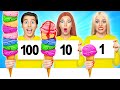 تحدي 100 طبقة من الطعام! #15 Multi DO Challenge