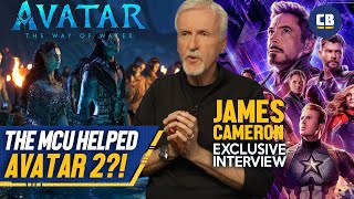James Cameron Says The MCU HELPED Avatar The Way Of Water?! - Exclusive Interview