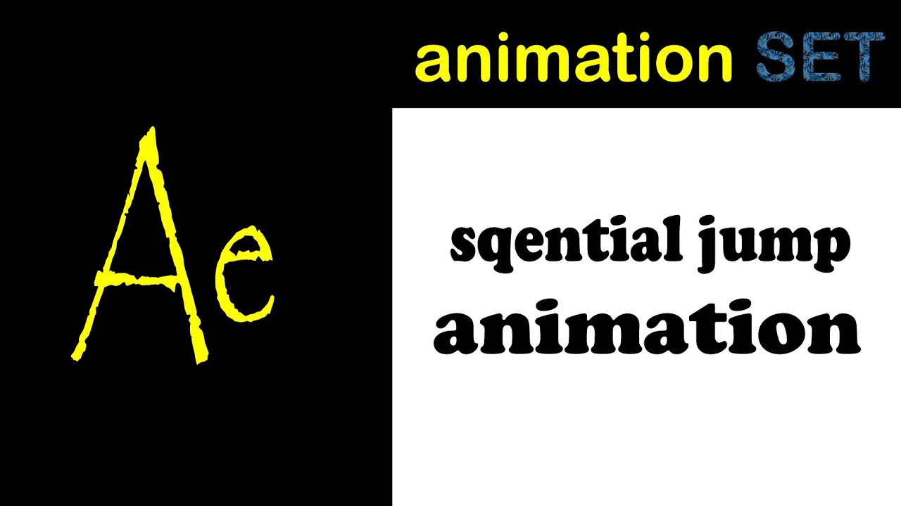 After Effects Sequential Jump Animation - YouTube