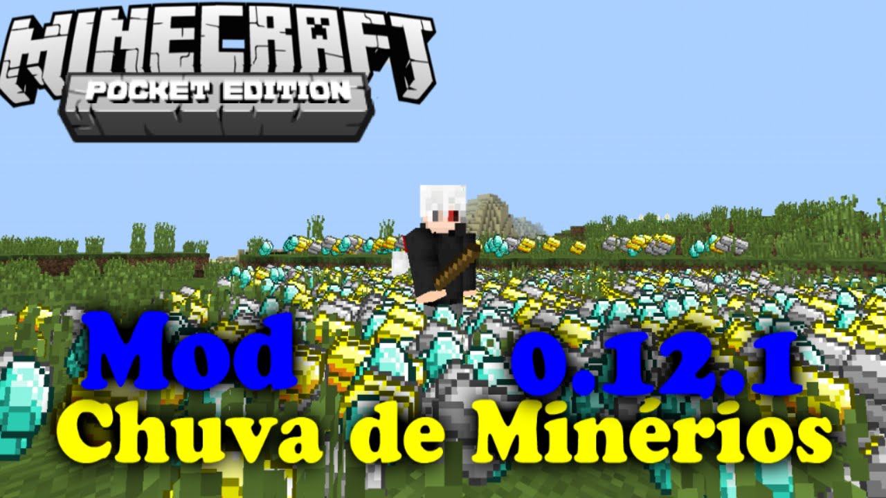 Chuva de Minérios [MOD] Para Minecraft PE 0.12.1 - YouTube