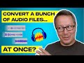 Convert A Bunch Of Audio Files At Once Using Audacity