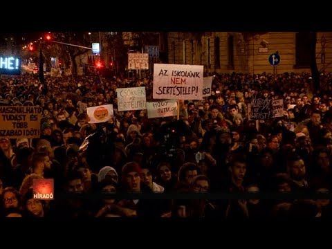 Újabb diáktüntetés