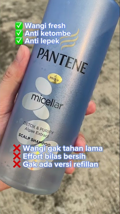 BATTLE MICELLAR SHAMPOO! PANTENE SCALP & DOVE HAIR BOOST NOURISHMENT. ANTI RONTOK & KETOMBE.