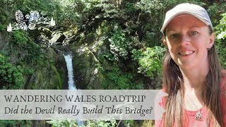 WANDERING WALES ROAD TRIP - Devil's Bridge Falls and Aberystwyth Beach #carcamping