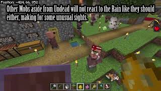 Minecraft: Bedrock Edition: ForeveRain [Bug] Unusually long Rain + Weather's Mechanics not working