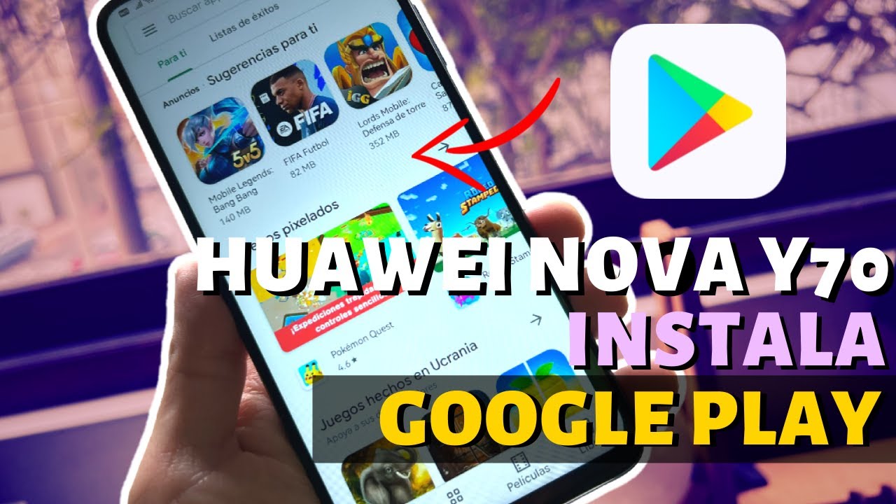 Huawei Nova Y70: INSTALA GOOGLE PLAY (Truco 2022) Ícono con Gspace - YouTube