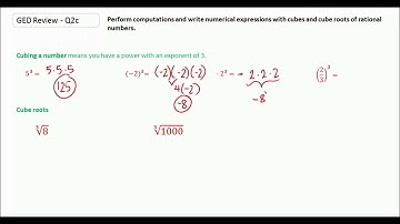 GED Study Guide Math | Cubes and Cube Roots