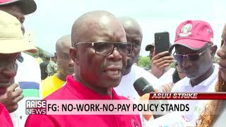 FG: No-Work-No-Pay Policy Stands for ASUU