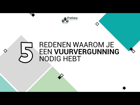 5 redenen waarom je een vuurvergunning nodig hebt