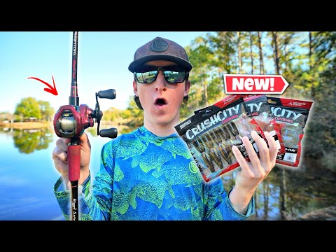 Fishing With The NEW Crush City Custom Baits (Any Good?)