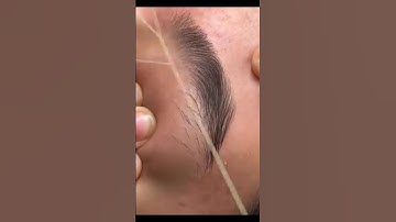 Eyebrow threading tutorial #eyebrowthreadingtutorial #eyebrows #shortvideo #shorts