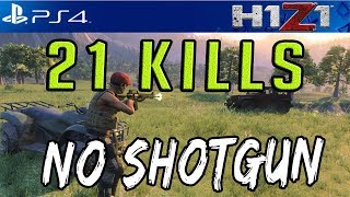 H1Z1 PS4: LEGENDARY 21 KILL SOLO WIN NO SHOTGUN! FIRST EVER! #H1Z1 #H1Z1PS4 H1Z1 PS4 SEASON 2