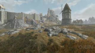 Flying Over the Skyrim Map in 1080p 60FPS