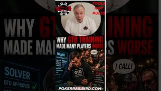 How GTO Training Hurt Many Live Poker Players