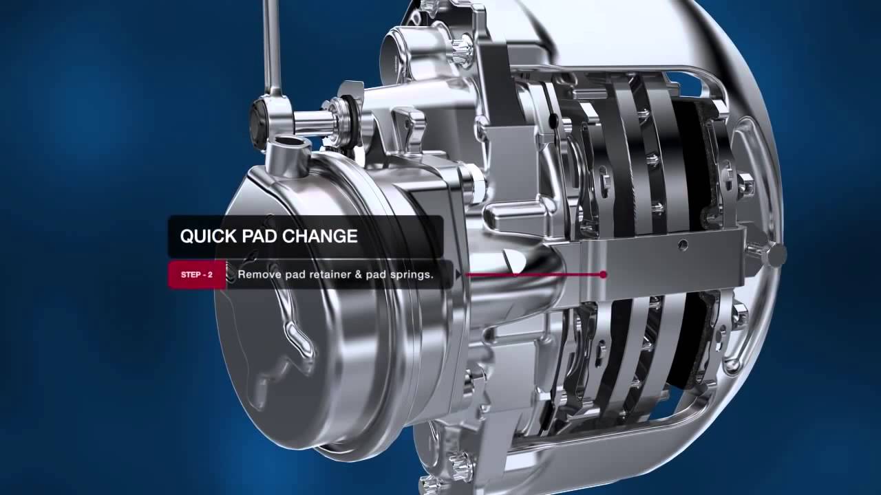 Meritor Air Disc Brakes EX225 quick pad change - YouTube