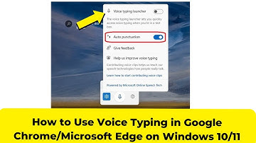 How to Use Voice Typing in Google Chrome/Microsoft Edge on Windows 10/11