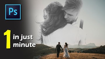 Create A Double Exposure Effect in 1 minute with Photoshop | Photoshop Tutorial