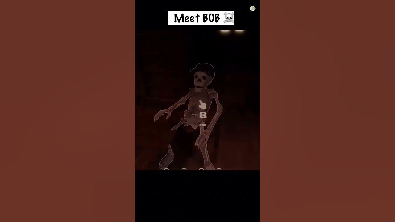 DOORs Skeleton BOB Jumpscare Roblox Doors Hotel 👹 shorts 