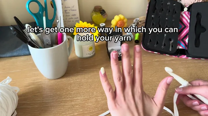 The Best Ways to Hold Crochet Yarn for Absolute Beginners + TENSION Tips