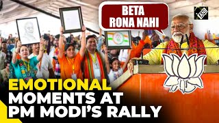 “Beta Rona Nahi…” PM Modi to his young supporters who broke into tears holding his portrait