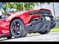 Lamborghini Huracan EVO - Test Driving LOUD ANGRY BULL Acceleration Sound at Lamborghini Miami