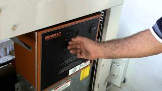Reseting Liquid Cooled Generator Error Light