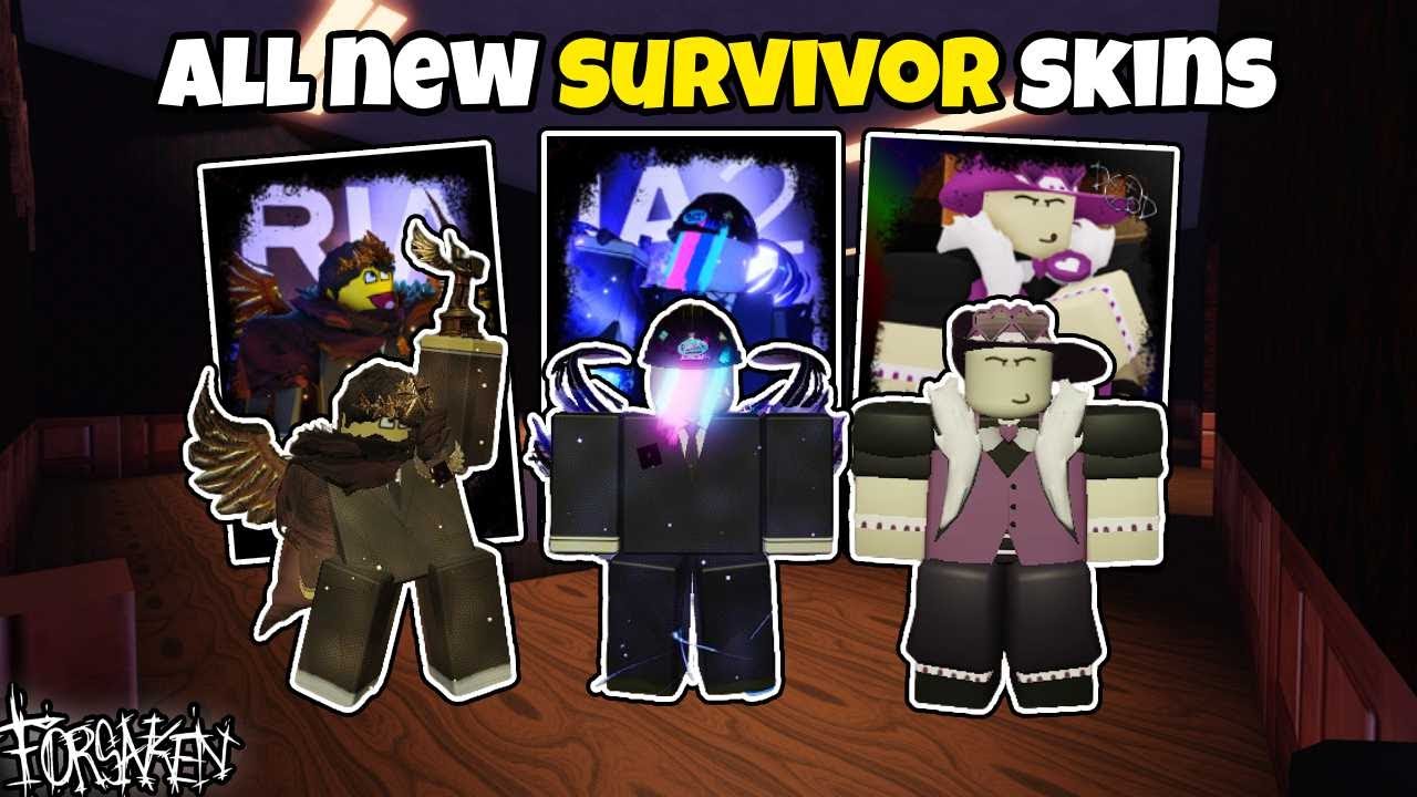playing-all-new-survivor-skins-in-forsaken-forsaken-roblox-youtube