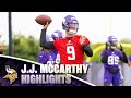 Jj mccarthy rookie minicamp practice highlights