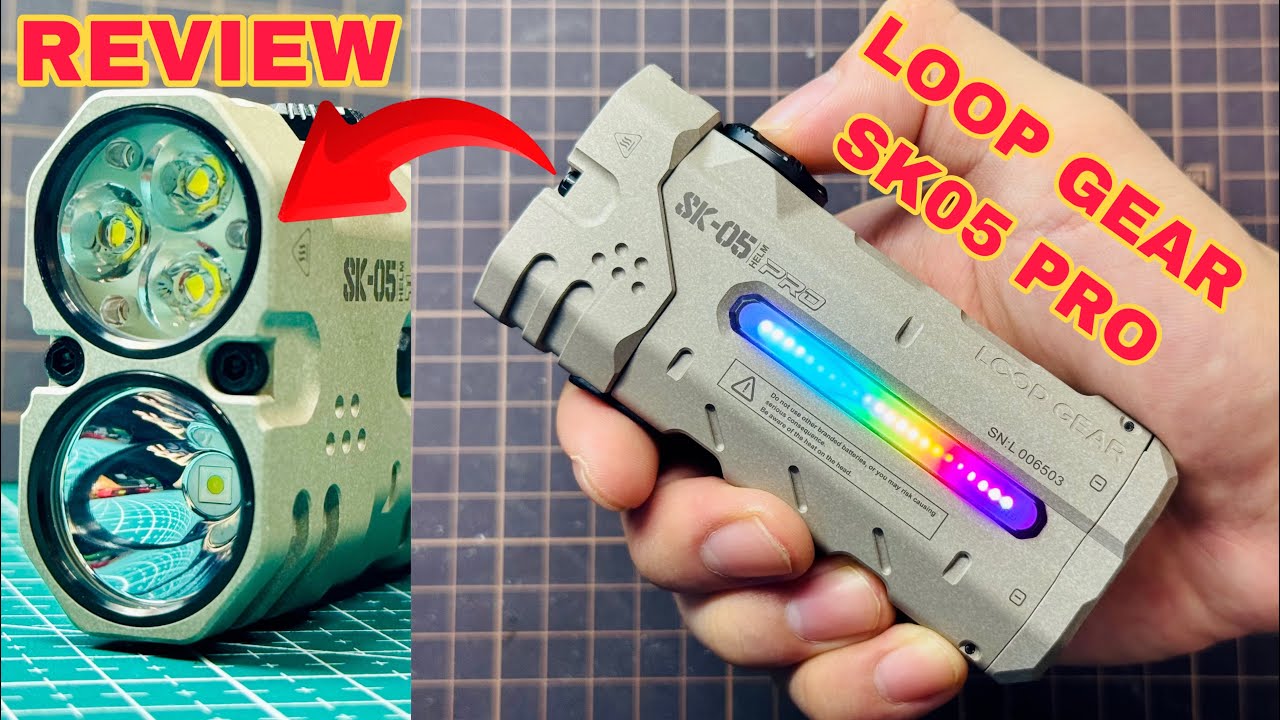 Coolest Flashlight of 2025? | Loop Gear SK05 Pro MAO review | Đèn pin ...