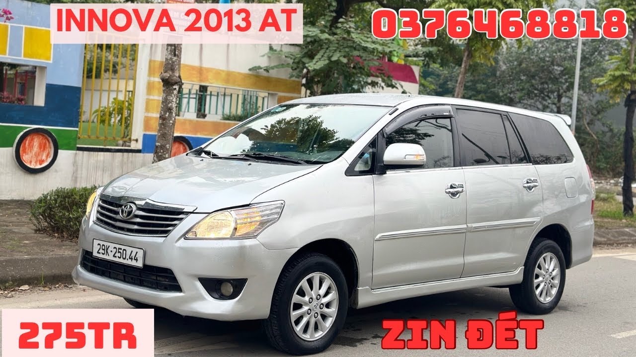 275tr TOYOTA INNOVA 2013AT XE GIA ĐÌNH FULL ĐỒ CHƠI SIÊU BỀN ALO 0376468818 