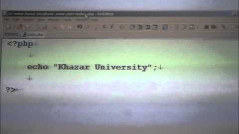 Dərs 3 - PHP-nin sintaksisi