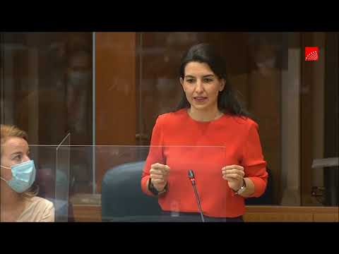 Intervención de Rocío Monasterio en el Pleno del 28 enero 2021 en la Asamblea de Madrid.
