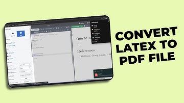 How to Convert LaTeX to PDF AND Source File