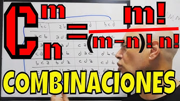 DEDUCCIÓN DE LA FÓRMULA DE CÁLCULO DE COMBINACIONES POR MEDIO DE FACTORIALES