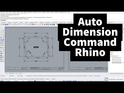 Auto Dimension Command for Rhino