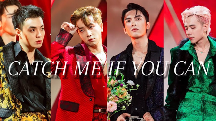 [Lyrics] CATCH ME IF YOU CAN - Negav, Quang Hùng MasterD, Nicky, Công Dương | Anh Trai Say Hi