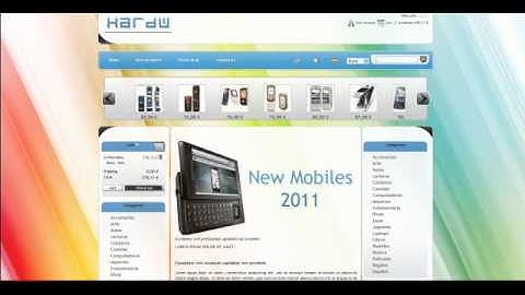 Prestashop template - Hardw