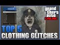 GTA 5 1.29/1.26: TOP 5 ''CLOTHING GLITCHES'' Best Clothing Glitches(Xbox 360, Ps3, Xbox 1, Ps4)