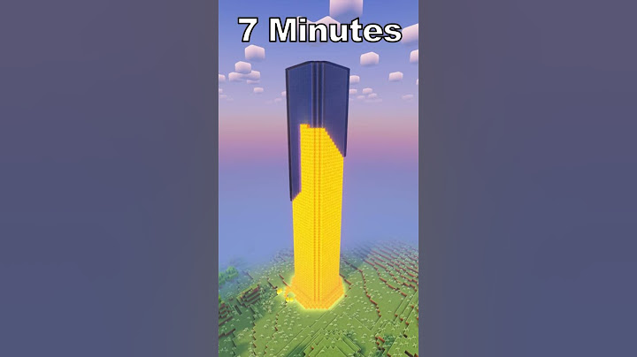 Minecraft Tower At Different Times🤯😱 #shorts