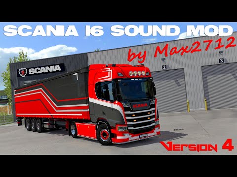 [RELEASE] SCANIA NextGen I6 sound mod V4 by Max2712 + comparison with the real Scania | ETS2 1.40