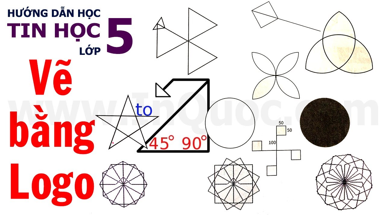 Đầy đủ tất cả các lệnh trong logo lớp 5 học tập và thực hành tại nhà