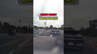 Crazy Driver Brake Check and Road Rage.