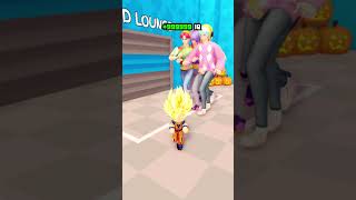 🔥 Goku Tries to Escape SAJA BOYS PRISON RUN! | Roblox Obby #roblox #shorts