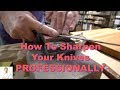 How To Sharpen Your Japanese Knives PROFESSIONALLY