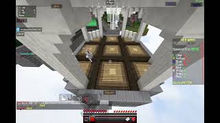 Minecraft Bedwars: A hacker name PILLFLIX used Kill aura, fly etc