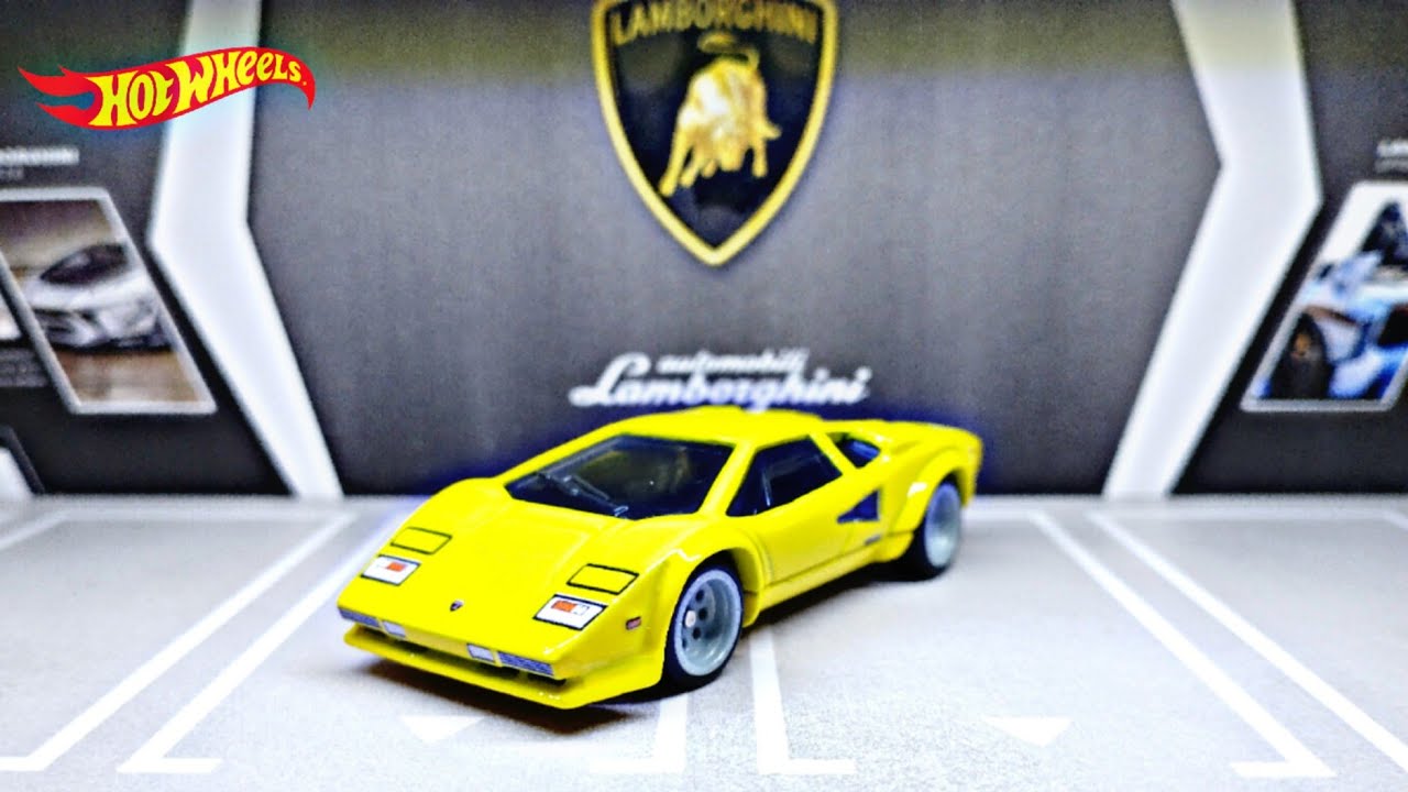 LAMBORGHINI COUNTACH LP 5000🔥 HOTWHEELS 1:64 Spettacolare Premium